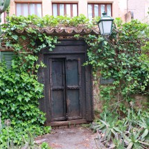 Ancient door on the Calvary